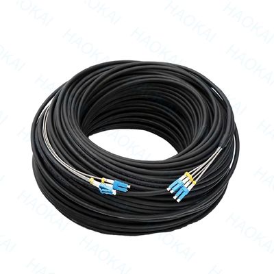 FTTH Drop Fiber Patch Cord SC APC FC ST LC Thép dây FRP Hệ thống trung tâm dữ liệu