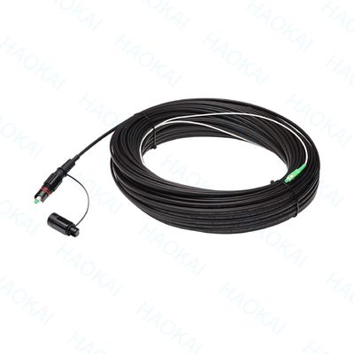 Pre Connector FTTX Solution SC APC FTTA Cáp quang sợi 5.0mm G657A2 LSZH 5M Đen