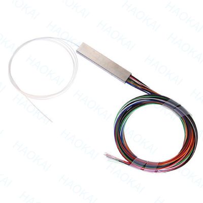 1X2 Mini Fiber PLC Splitter PBT Coupler Với SC / APC Connector