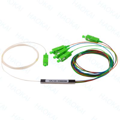 FTTx Systems SC UPC Sợi quang PLC Splitter 1x2 ống thép nhỏ