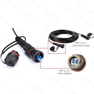 Pre Connector FTTX Solution SC APC FTTA Cáp quang sợi 5.0mm G657A2 LSZH 5M Đen