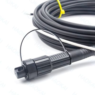 Pre Connector FTTX Solution SC APC FTTA Cáp quang sợi 5.0mm G657A2 LSZH 5M Đen