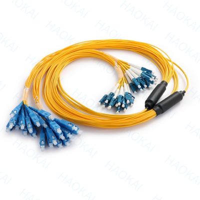 Tương tự duy nhất Breakout Sc Sợi quang patch cáp 12 lõi Duplex OS2