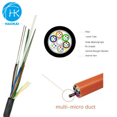 Micro Core Air Blowing Fiber Optic Cable Thiết lập dưới lòng đất