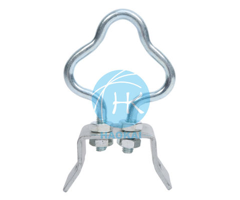 Thép galvanized trên không Ftth Heavy Duty Hook Clamp Clamp Drop Cable Hook