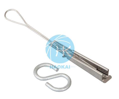 S Hook Aerial Footth phụ kiện loại phẳng sợi quang thả cáp căng kẹp