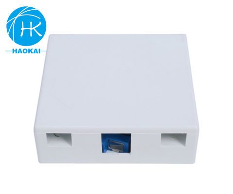 2 lõi Mini Terminal Box SC Fiber Optic Access 86type Indoor Ftth Wall Mounted Box
