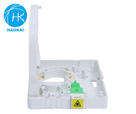 Hộp Mini Ftth Rosette 1core 2core với SC LC UPC đóng