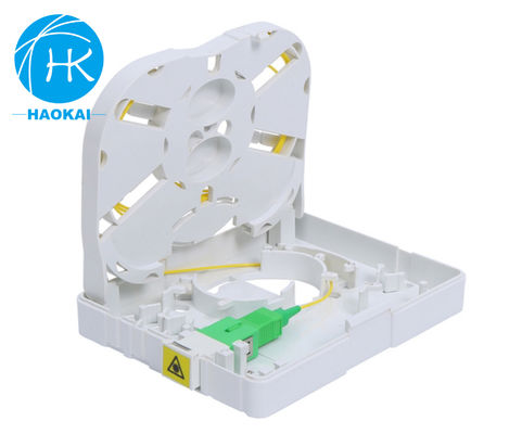 Hộp Mini Ftth Rosette 1core 2core với SC LC UPC đóng