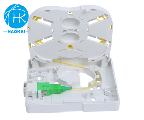 Hộp Mini Ftth Rosette 1core 2core với SC LC UPC đóng