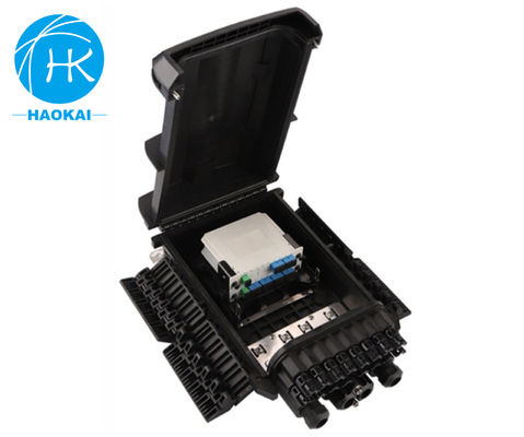 Hộp phân phối FTTH ngoài trời Cột tường gắn trên hộp FDB với bộ chia PLC
