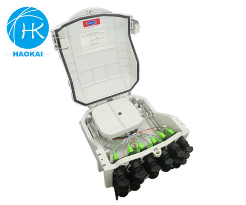 Hộp kết nối sợi quang ngoài trời chống nước 16cores 16ports FTTH hộp phân phối