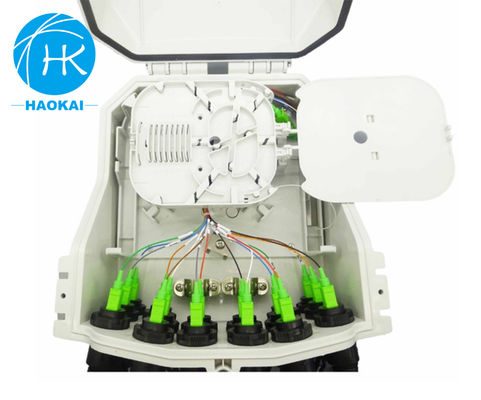 Hộp kết nối sợi quang ngoài trời chống nước 16cores 16ports FTTH hộp phân phối
