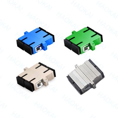 PVC Duplex SC APC UPC Adapter 1260nm - 1650nm Độ dài sóng cho viễn thông