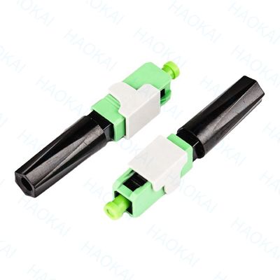 0.3db 60mm SC APC Fast Connector SM FTTH Fiber Optic Quick Connector