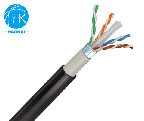 4 cặp 23awg FTP CAT6 Cáp Internet ngoài trời chứa gel hoặc gel Cáp LAN