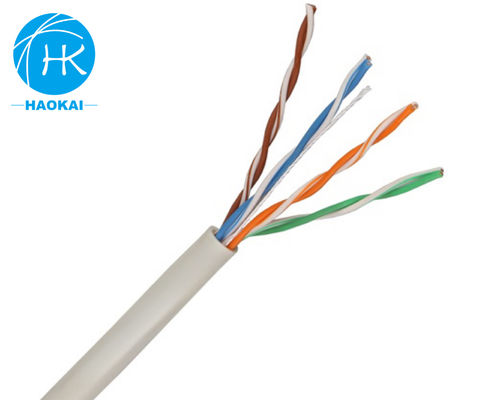 Eco Friendly PVC Jacket UTP CAT5E Cáp LAN Cáp mạng trong nhà 300m