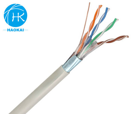 Cáp ngoài trời UTP CAT5E Cáp LAN đồng tinh khiết với nguồn và tin nhắn