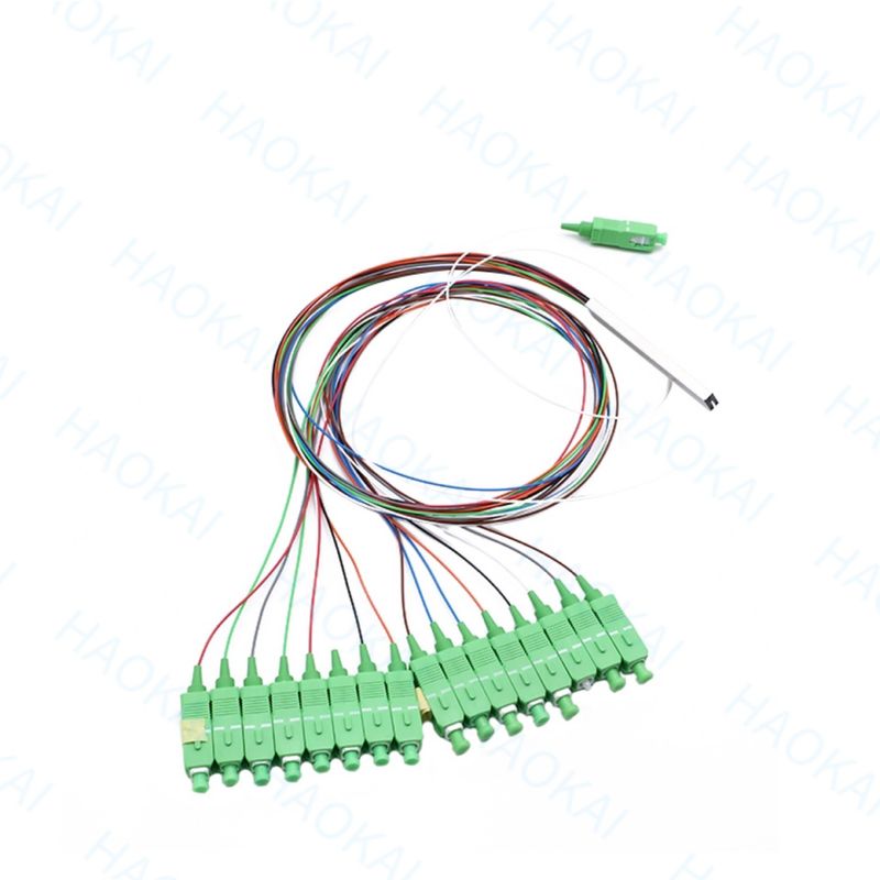 1x32 PLC Fiber Optic Splitter Fiber Optic Coupler Splitter với SC APC Connetcor