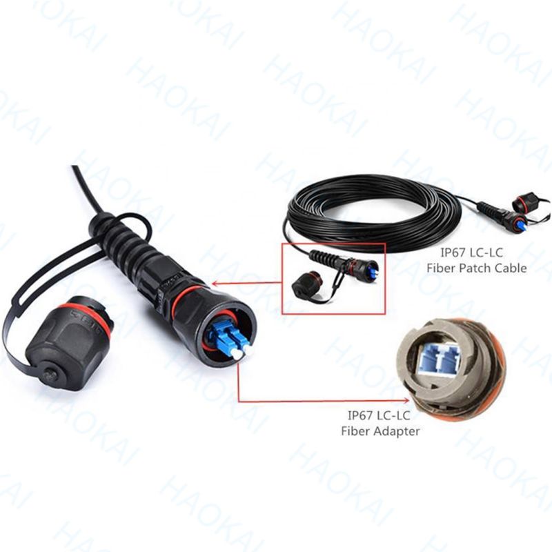 Mini IP SC APC OptiTap LC UPC FTTH Drop Cable Assembly Kết nối chống nước