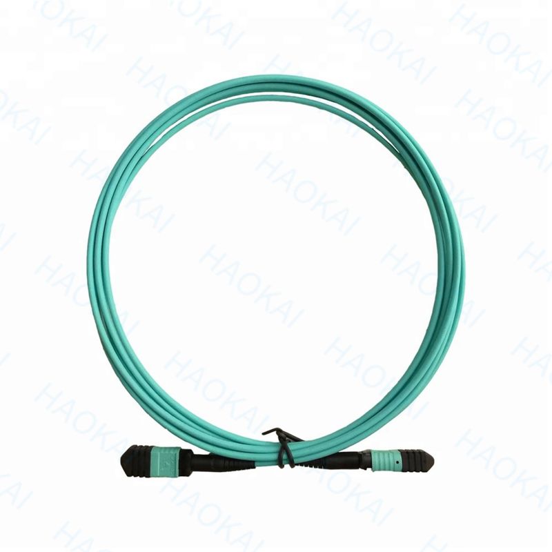 MPO / MTP OM3 Cáp đệm sợi quang MultimodeAssemblies cho Trung tâm dữ liệu
