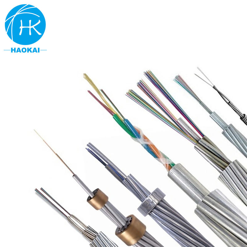 96 Sợi đan trên đầu cáp OPGW dây đất quang học cho phân phối ngoài trời